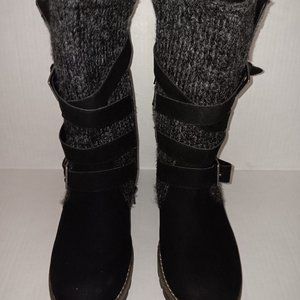 MUK LUKS LEOPARD AMBYR WOMEN'S BOOTS